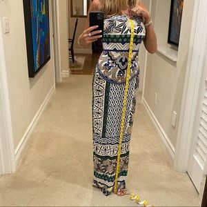 Hale Bob Strapless Maxi Dress Small Beautiful